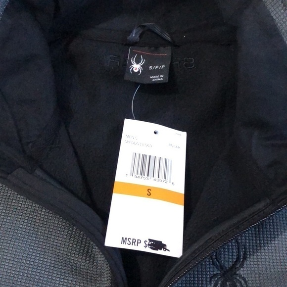 Spyder polar  half zip pullover.  Size small NWT - Picture 5 of 10